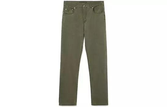 Джинсы мужские Оливково-зеленые Lacoste, оливково-зеленый