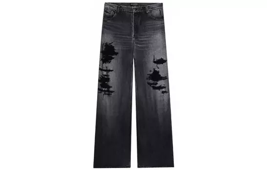 Джинсы мужские серые Balenciaga, серый