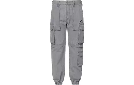 Джинсы мужские серые Evisu, серый