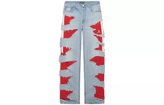 Джинсы мужские синие Balenciaga, синий