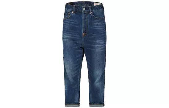 Джинсы мужские синие Evisu, синий