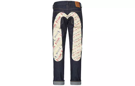 Джинсы мужские синие Evisu, синий