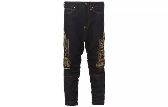 Джинсы мужские синие Evisu, синий