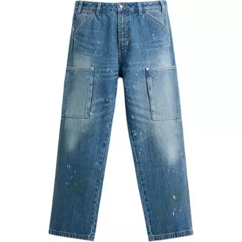 Джинсы мужские средние синие Zara, синий