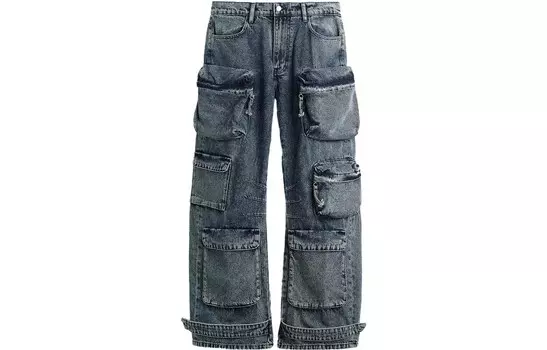 Джинсы мужские средние синие Zara, синий