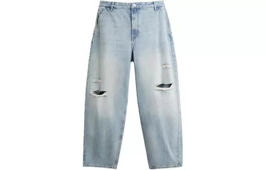 Джинсы мужские средние синие Zara, синий