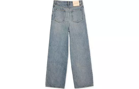 Джинсы мужские стираные деним синие Loewe, цвет Washed Denim Blue