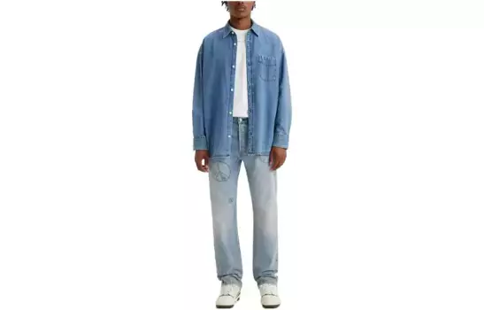 Джинсы мужские светло-голубые Levi’S, светло-голубой