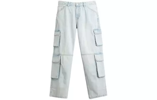 Джинсы мужские светло-голубые Zara, светло-голубой