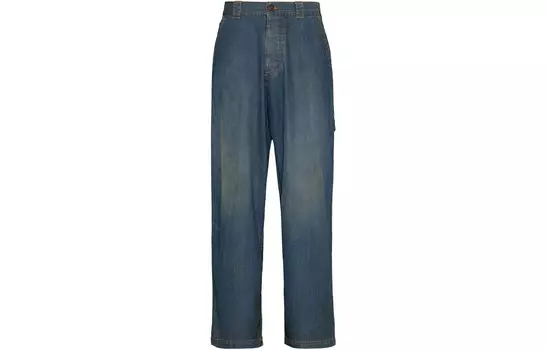 Джинсы мужские темно-синие Maison Margiela, темно-синий