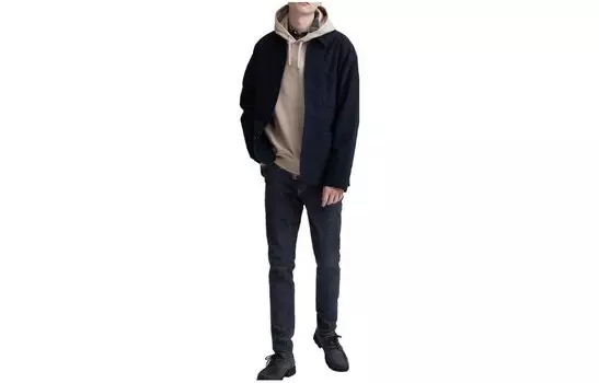 Джинсы мужские темно-синие Uniqlo, темно-синий