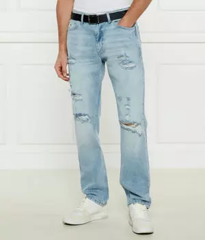 Джинсы мужские Tommy Jeans Райан рваные, синий