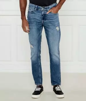Джинсы мужские Tommy Jeans с эффектом потертости, синий