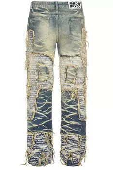 Джинсы мужские WDW Overlay Denim Who Decides War By Ev Bravado, цвет Denim