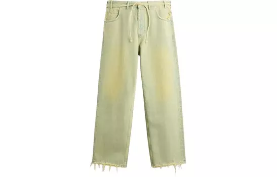 Джинсы мужские желтые Zara, желтый