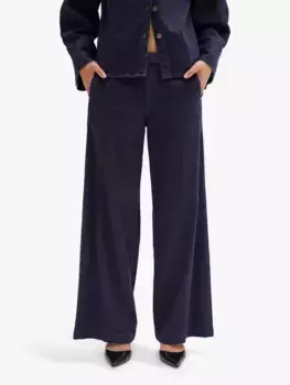 Джинсы MY ESSENTIAL WARDROBE Lara Wide Leg, цвет dark blue un-wash