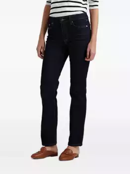 Джинсы на пуговицах Lauren Ralph Lauren, синий