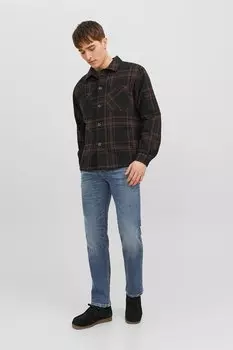 Джинсы на теле Jack & Jones, синий