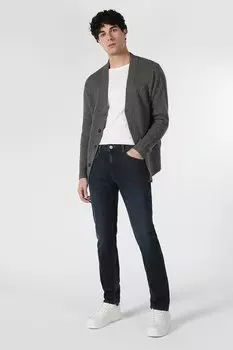 Джинсы на теле с потертым эффектом Colin'S, синий