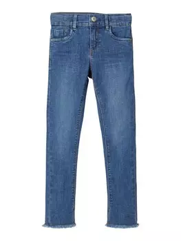 Джинсы name it Mdchen Cropped Stretch, синий