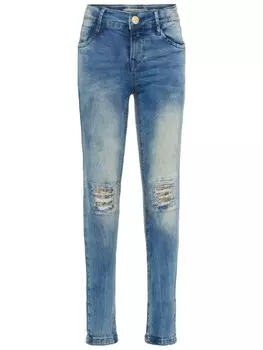 Джинсы name it Mdchen Destroyed Look, синий