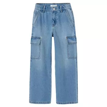 Джинсы Name It Rose Wide Cargo Fit, синий
