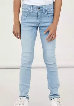 Джинсы Name It стрейч "NKMSILAS DNMTAX PANT", голубой