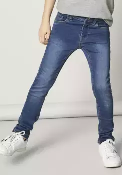Джинсы Name It стрейч "NKMTHEO DNMTHAYER COR1 SWE PANT", джинсовый