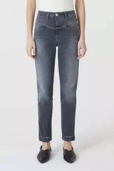 Джинсы – название стиля PEDAL PUSHER CLOSED, цвет mid grey