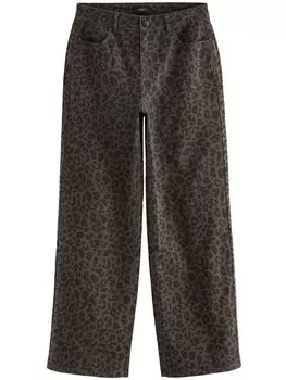 Джинсы Next Wide leg Jeans, коричневый
