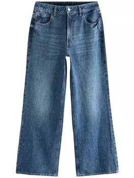 Джинсы Next Wide leg Jeans, синий деним