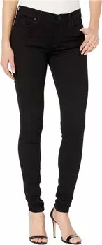 Джинсы Nico Mid-Rise Super Skinny in Black Hudson Jeans, черный