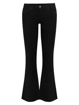 Джинсы Nico со средней посадкой и ботфортами Hudson Jeans, черный