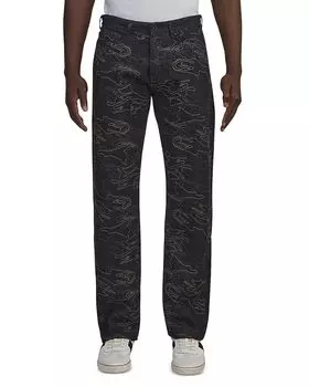 Джинсы Niseko свободного кроя в цвете Rinse Black PRPS, мультиколор