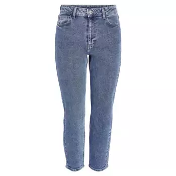 Джинсы Noisy May Moni Straight Fit Az358Mb high waist, синий