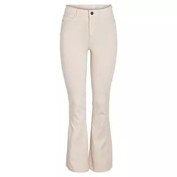 Джинсы Noisy May Sallie Flare Fit high waist, бежевый
