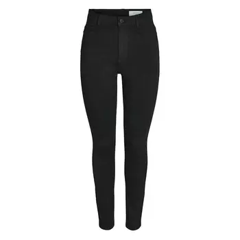 Джинсы Noisy May Solly Skinny Fit Vi412Bl high waist, черный