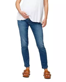 Джинсы Nom Maternity BFF темно-синего цвета, синий