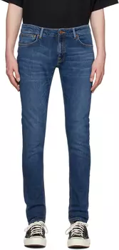 Джинсы Nudie Темно-синие джинсы скинни Lin Nudie Jeans