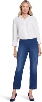 Джинсы NYDJ Bailey Relaxed Straight Ankle Pull-On, цвет Missionblue