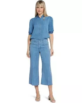 Джинсы NYDJ Brigitte Wide Leg Capri, цвет Light Marine
