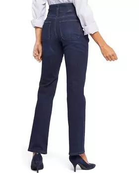 Джинсы NYDJ High-Rise Marilyn Straight Hollywood Waistband in Underground, цвет Underground