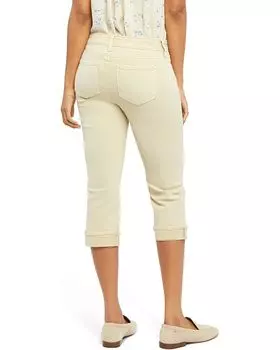 Джинсы NYDJ Marilyn Crop Cuff in Butter, цвет Butter
