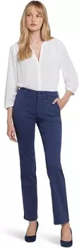 Джинсы NYDJ Marilyn Straight Utility Pocket in Starless Sky, цвет Starless Sky