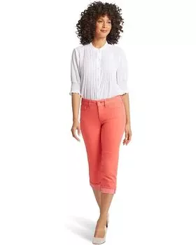 Джинсы NYDJ Petite Marilyn Crop Cuff in Fruit Punch, цвет Fruit Punch