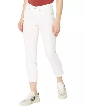 Джинсы NYDJ Petite Sheri Ankle Fray Hem in Optic White, белый