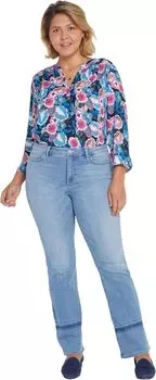Джинсы Nydj Plus Barbra Bootcut Jeans in Brookes, цвет Brookes