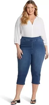 Джинсы NYDJ Plus Dakota Crop Pull-On Jeans olynpus, цвет Olympus