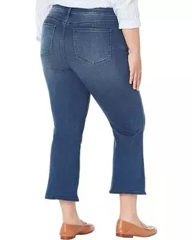 Джинсы Nydj Plus Size Fiona Uplift Slim Flare Ankle in Dazzling, цвет Dazzling