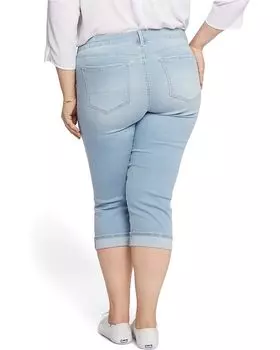 Джинсы Nydj Plus Size Marilyn Crop Cuff in Hollander, цвет Hollander